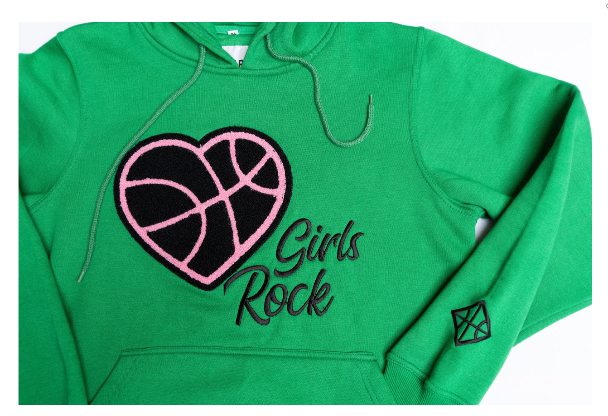 GIRLS ROCK HOOP OF HEARTS HOODIE