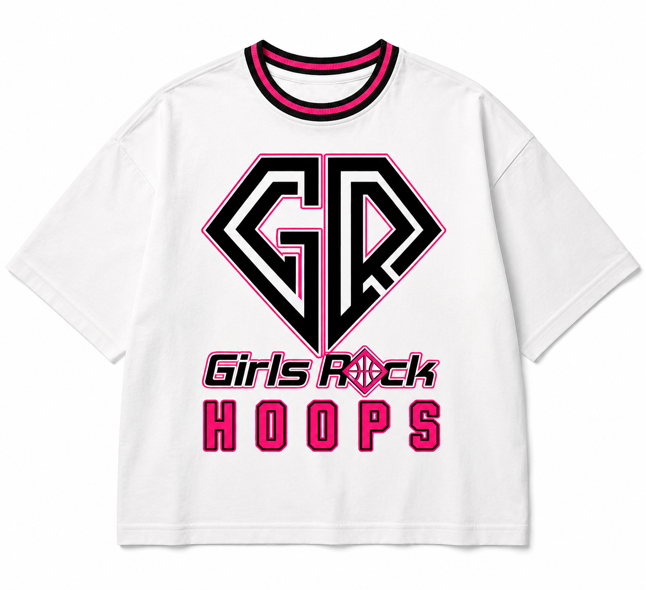 GIRLS ROCK HOOPS LUX TEE (Copy)