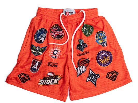 GIRLS ROCK THE W SHORTS - ORANGE