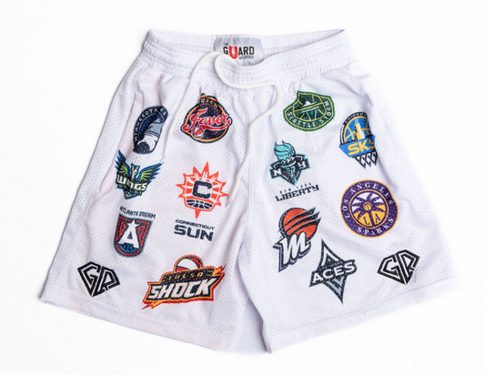 GIRLS ROCK THE W SHORTS - WHITE