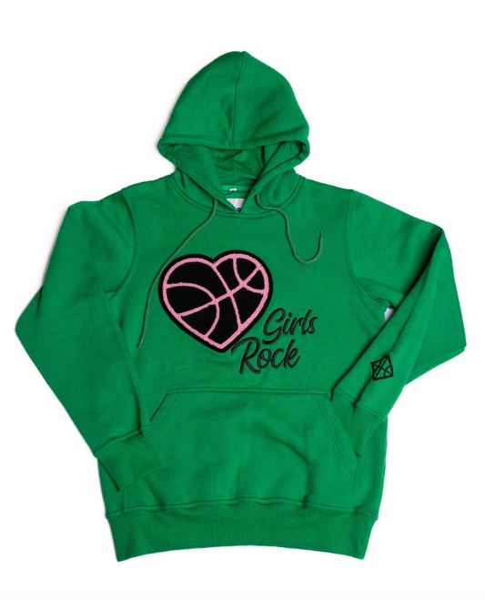 GIRLS ROCK HOOP OF HEARTS HOODIE